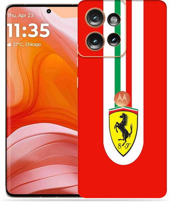 OggyBaba Moto Edge 50 Mobile Skin(Red Ferrari)