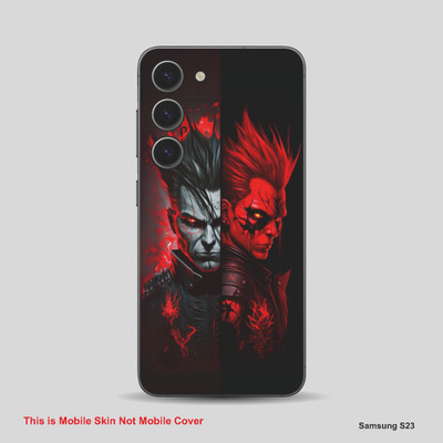VYBE The Smart Choice Samsung S23 Anime Mobile Skin Mobile Skin(Merlot Colour B47)