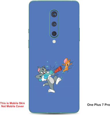 VYBE The Smart Choice One Plus 7 Pro Tom & Jerry Embossed Mobile Skin(Glaucous 16)