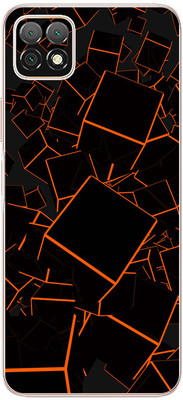 FCS Huawei Enjoy 20 5G Printed Back skin Mobile Skin(Box Orange)