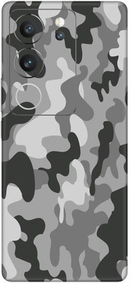 Vcare GadGets Grey Black Camo Vivo V29 5G Mobile Skin(Multicolor)