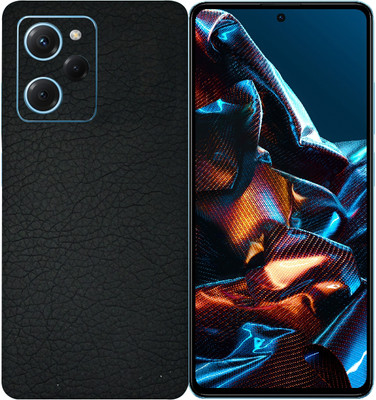 SkinoMania POCO X5 Pro 5G Mobile Skin(Black-Leather)