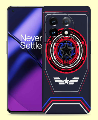 WeCre8 Skin's Oneplus 11R 5G Mobile Skin(Captain America Star Multicolor Mobile Skin)