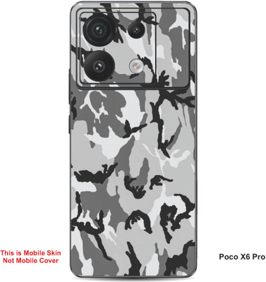 VYBE The Smart Choice Poco X6 Pro Pattern Embossed Mobile Skin(Oyster Pink 1)