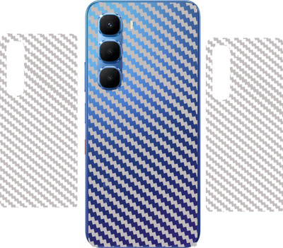 DVANK INFINIX HOT 60 5G, || 3D CARBON FIBER ULTRA-THIN BACK LAMINATION || Mobile Skin(TRANSPARENT)