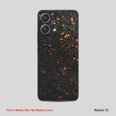 VYBE The Smart Choice Redmi 12 Pattern Mobile Skin Mobile Skin(Multi Colour S24)