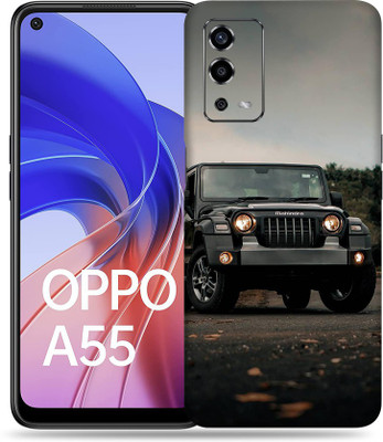 SkinoMania Oppo-A55 Mobile Skin(Black Thar)