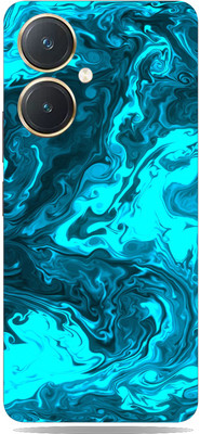 SkinoMania Vivo y27 Mobile Skin(-Light-Blue Multicolor Mobile Skin)
