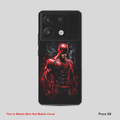 VYBE The Smart Choice Poco X6 Super Hero Mobile Skin(Multy colorZ08)