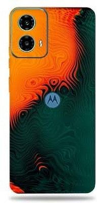 WeCre8 Skin's WeCre8 Skin's Moto_G34_5G Mobile Skin(Orange green Abstract)