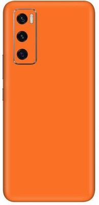 Vcare GadGets Vivo V20 SE Mobile Skin(Orange Matte)