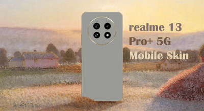 TJ CREATION Realme 13 pro 5G Mobile Skin(Ulltra Super Grey Matte Skin With High Matte Finish., Mobile Skin (Back+Side+Camera))