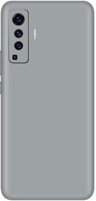Vcare GadGets Vivo X50 Mobile Skin(Glossy Silver)