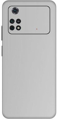 Vcare GadGets Poco M4 Pro Mobile Skin(Silver)