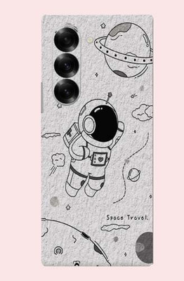 OggyBaba Samsung Galaxy Z Fold7 Mobile Skin(Space Travel)