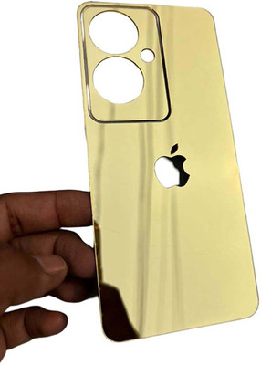TWUAOP OPPO A79 5G MOBILE SKIN ACRYLIC SHEET MIRROR BACK PANNEL APPLE Mobile Skin(Gold)