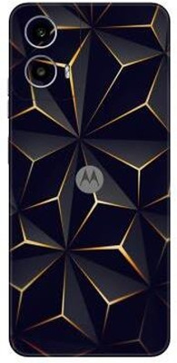 Vcare GadGets Moto G34 (5G) Mobile Skin(Black & Gold)