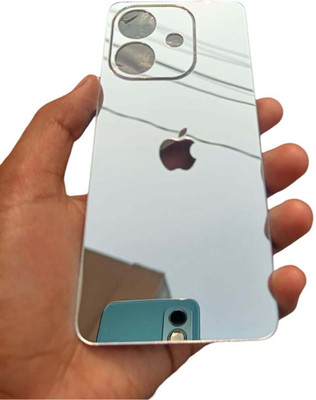 TWUAOP OPPO A3X 5G MOBILE SKIN ACRYLIC SHEET MIRROR BACK PANNEL APPLE Mobile Skin(Silver)