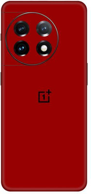 Vcare GadGets One Plus 11 5G With Logo Mobile Skin(Red)