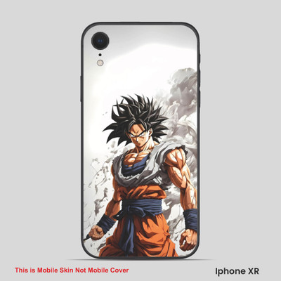 VYBE The Smart Choice iPhone XR Luffy Embossed Mobile Skin(Eminence White Blue 11)