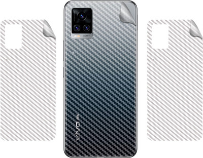 BERRIES BACK LAMINATION SKIN COMPATIBLE FOR VIVO V20 PRO || 3D CARBON FIBER ULTRA-THIN PROTECTIVE FILM (TRANSPARENT) Mobile Skin(TRANSPARENT)