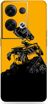 SkinoMania Oppo Reno 8 Pro 5G Mobile Skin(Multicolor Wall E Yellow)