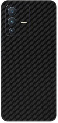 Vcare GadGets Fiber Carbon Black vivo V23 5G Mobile Skin(Fiber Carbon Black)