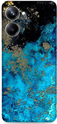 WeCre8 Skin's Realme 10 Pro 5G Mobile Skin(Blue Aqua Multicolor Premium Quality Mobile Skin With Cleaning Wipe)