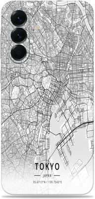 WeCre8 Skin's SAMSUNG Galaxy A56 5G Premium Vinyl Mobile Skin (Multicolor) Mobile Skin(Tokyo Map)