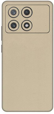 Vcare GadGets Cream Leather Poco X6 Pro 5G Mobile Skin(Cream)
