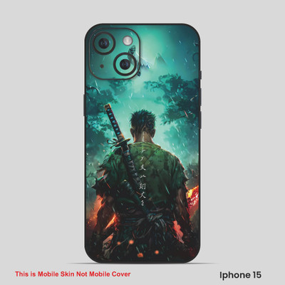 VYBE The Smart Choice iPhone 13 Pro Anime Embossed Mobile Skin(Ebony Clay 18)