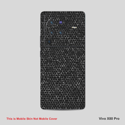 VYBE The Smart Choice Vivo X80 Pro Pattern Mobile Skin Mobile Skin(Multi ColourCO15)