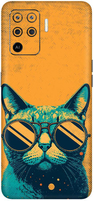 wrap craft OPPO F19 PRO Premium Vinyl Mobile Skin(Multicolor)