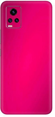 Vcare GadGets Vivo V20 Pro Mobile Skin(Metallic Pink Shining)
