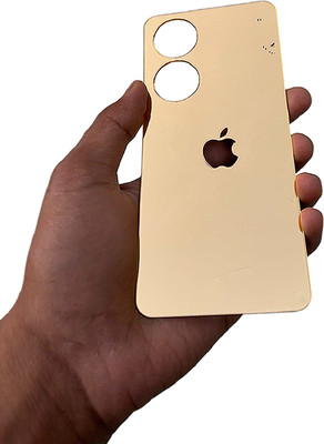 TWUAOP OPPO A78 5G MOBILE SKIN ACRYLIC SHEET MIRROR BACK PANNEL APPLE Mobile Skin(Gold)