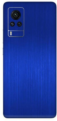 Vcare GadGets Vivo X60 Pro Mobile Skin(Blue Titanium Dark)