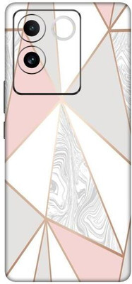 Vcare GadGets Color Marble Vivo T2 Pro 5G Mobile Skin(Multicolor)