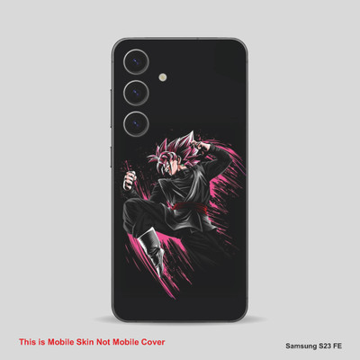 VYBE The Smart Choice Samsung S23 FE Goku Mobile Skin Mobile Skin(Bashful Pink B48)