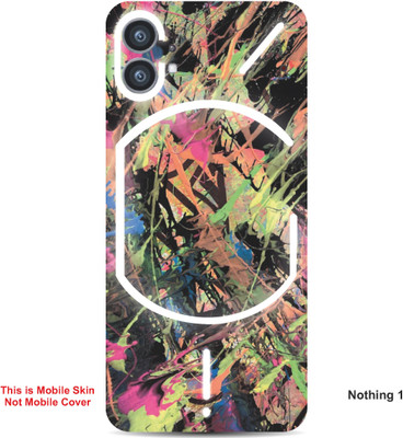 VYBE The Smart Choice Nothing 1 Abstract Embossed Mobile Skin(Ball Blue 1)