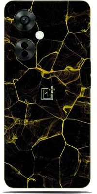 TJ CREATION OnePlus Nord CE 3 Lite 5G, 1+Nord CE 3 Lite 5G Mobile Skin(Ultra Super Black Abstract Skin With High Matte Finish.)