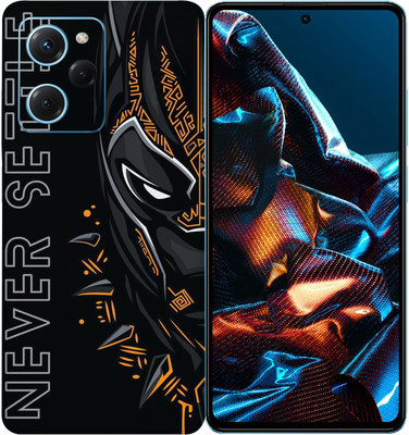 SkinoMania POCO X5 Pro 5G Mobile Skin(Multicolor Panther-Never-settle)