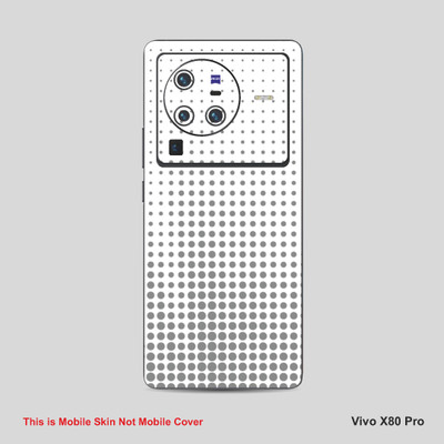 VYBE The Smart Choice Vivo X80 Pro Pattern Mobile Skin Mobile Skin(Multi ColourCO27)