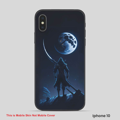 VYBE The Smart Choice iPhone 10 Horror Mobile Skin(Rock Blue 2)