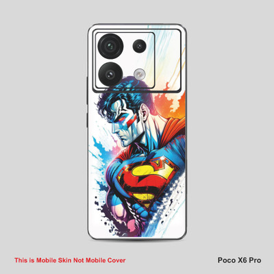 VYBE The Smart Choice Poco X6 Pro Super Hero Mobile Skin(Multy colorA/6)