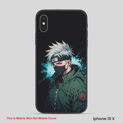 VYBE The Smart Choice iPhone 10X Goku Embossed Mobile Skin(Limed Spruce 13)