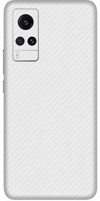 Vcare GadGets Vivo X60 Mobile Skin(White Carbon)