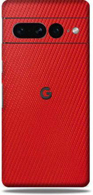 Mclaxa GOOGLE PIXEL 7PRO 5G, Red Carbon Fibre For Google Pixel 7 Pro 5G Mobile Skin(Red Carbon Fibre skin (Only Back Panel Coverage))
