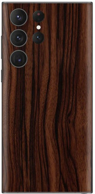 Orgic India Samsung S23 Ultra Mobile Skin(Ebony Wood)