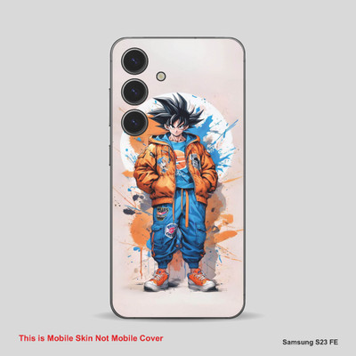 VYBE The Smart Choice Samsung S23 FE Goku Mobile Skin Mobile Skin(Denim Blue B48)
