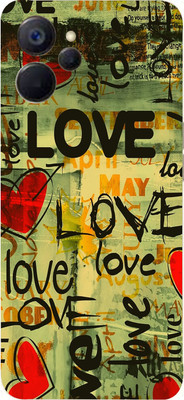 AsSkin Realme 9i 5g, realme 9i 5g Mobile Skin(Ultra Super Love Text Wrap Sticker With High Gloss Finish).)